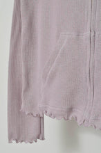 画像をギャラリービューアに読み込む, RIB ZIP-UP HOODIE_01 size/PNK

