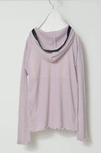 画像をギャラリービューアに読み込む, RIB ZIP-UP HOODIE_01 size/PNK
