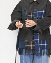 將圖片載入圖庫檢視器 Muffler short blouson / Charcoal_A
