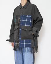 將圖片載入圖庫檢視器 Muffler short blouson / Charcoal_A
