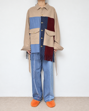 이미지를 갤러리 뷰어에 로드 , Muffler short blouson / Beige_B
