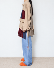 이미지를 갤러리 뷰어에 로드 , Muffler short blouson / Beige_B
