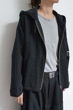 画像をギャラリービューアに読み込む, TABLE CLOTH ZIP-UP HOODIE/BLK/01 size
