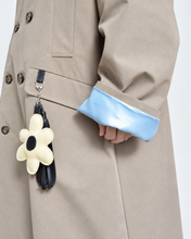 将图片加载到图库查看器，Flower charm pea coat / peach skin
