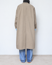将图片加载到图库查看器，Flower charm pea coat / peach skin
