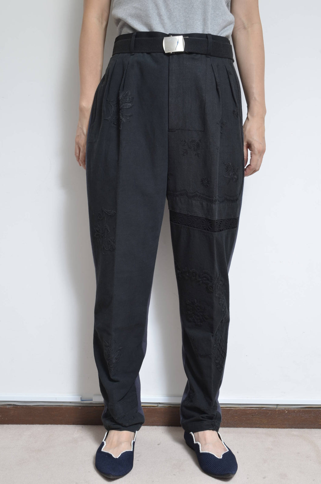 TABLE CLOTH SLACKS/BLK/02size