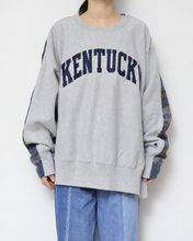 이미지를 갤러리 뷰어에 로드 , Sweat × knit switch pullover_E
