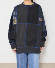 将图片加载到图库查看器，Panel sweat pullover contrast stitch / 02size_A
