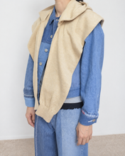 將圖片載入圖庫檢視器 Knit hood wrap_B
