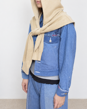將圖片載入圖庫檢視器 Knit hood wrap_B
