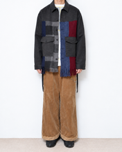 将图片加载到图库查看器，Muffler short blouson / Charcoal_B
