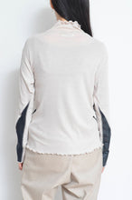 Load image into Gallery viewer, RIB Hi-NECK T/BEIGE_01
