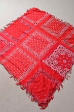 Load image into Gallery viewer, BANDANA SHAWL / RED
