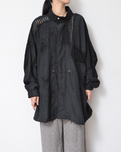 将图片加载到图库查看器，[27SS 予約アイテム] Black Table Cloth Field Coat
