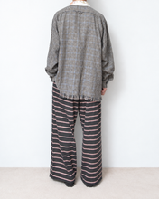 이미지를 갤러리 뷰어에 로드 , [27SS 予約アイテム] Table Cloth Collar Check Fringe Shirt
