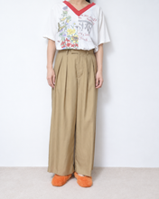 將圖片載入圖庫檢視器 [27SS 予約アイテム] Tencel Wide Tuck Pants

