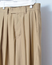 將圖片載入圖庫檢視器 [27SS 予約アイテム] Tencel Wide Tuck Pants
