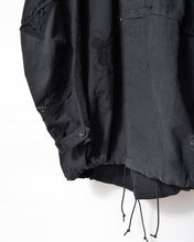 将图片加载到图库查看器，Black Table Cloth Field Coat
