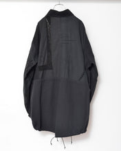 将图片加载到图库查看器，Black Table Cloth Field Coat
