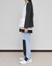将图片加载到图库查看器，SCARF-LINED FRINGE JK/00
