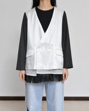 將圖片載入圖庫檢視器 SCARF-LINED FRINGE JK/00
