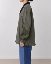 画像をギャラリービューアに読み込む, FRAGMENT MILITARY SHIRT (YIN &amp; YANG SLEEVE)/01 size
