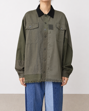 画像をギャラリービューアに読み込む, FRAGMENT MILITARY SHIRT (YIN &amp; YANG SLEEVE)/01 size
