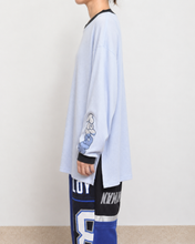 画像をギャラリービューアに読み込む, RIB L/S TEE _fab-graff_02 size/SKY BLUE

