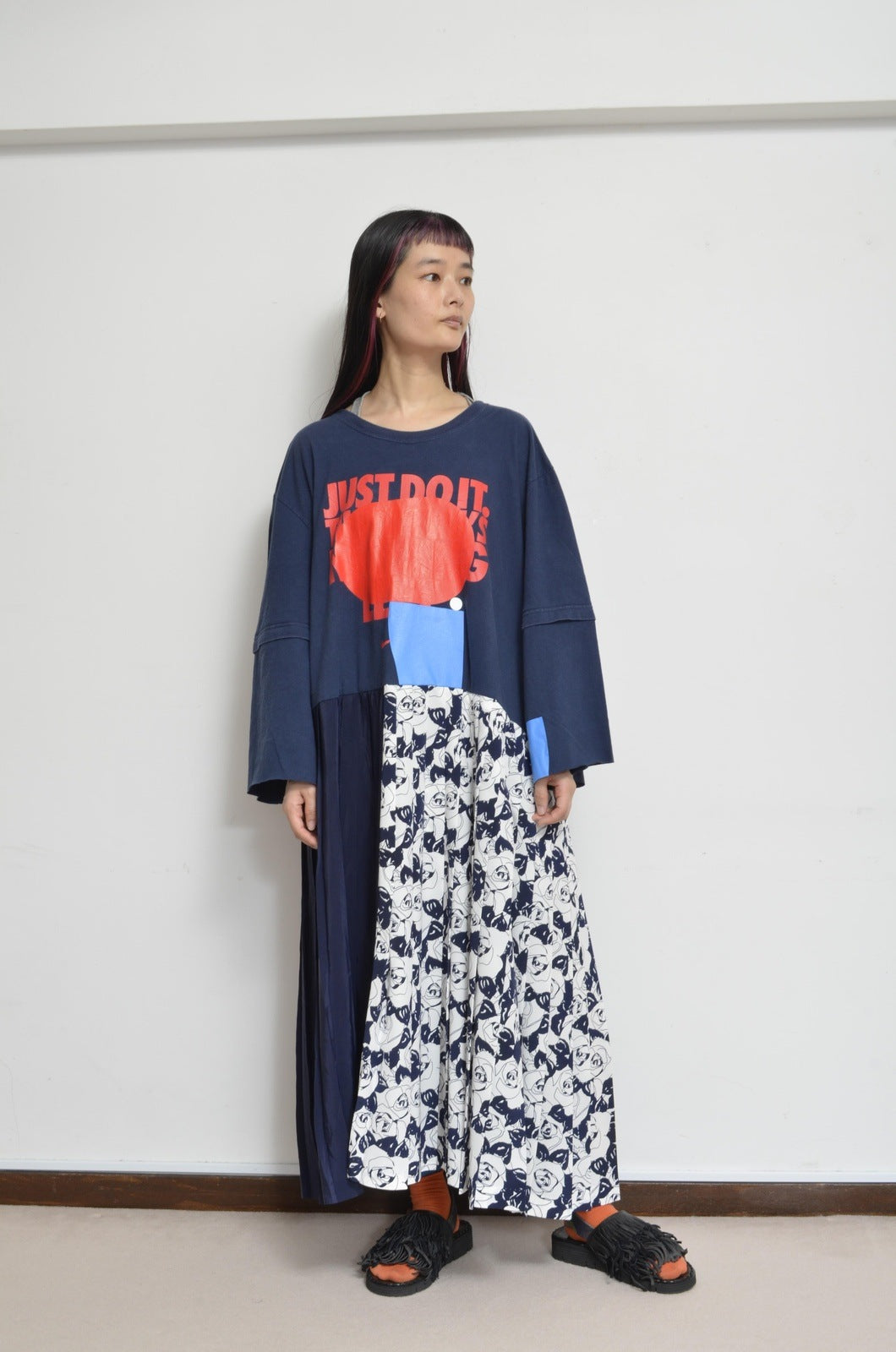 PLEATED TEE OP(PRINT)_Mi*01